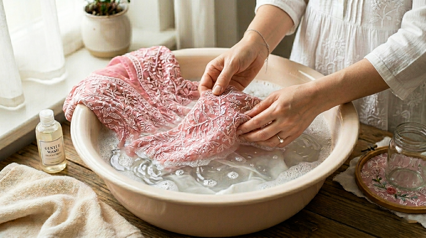 How to Care for and Wash Embroidered Dresses Properly