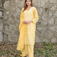 BASANT - 3 PC Hand Embroidered Lawn Suite