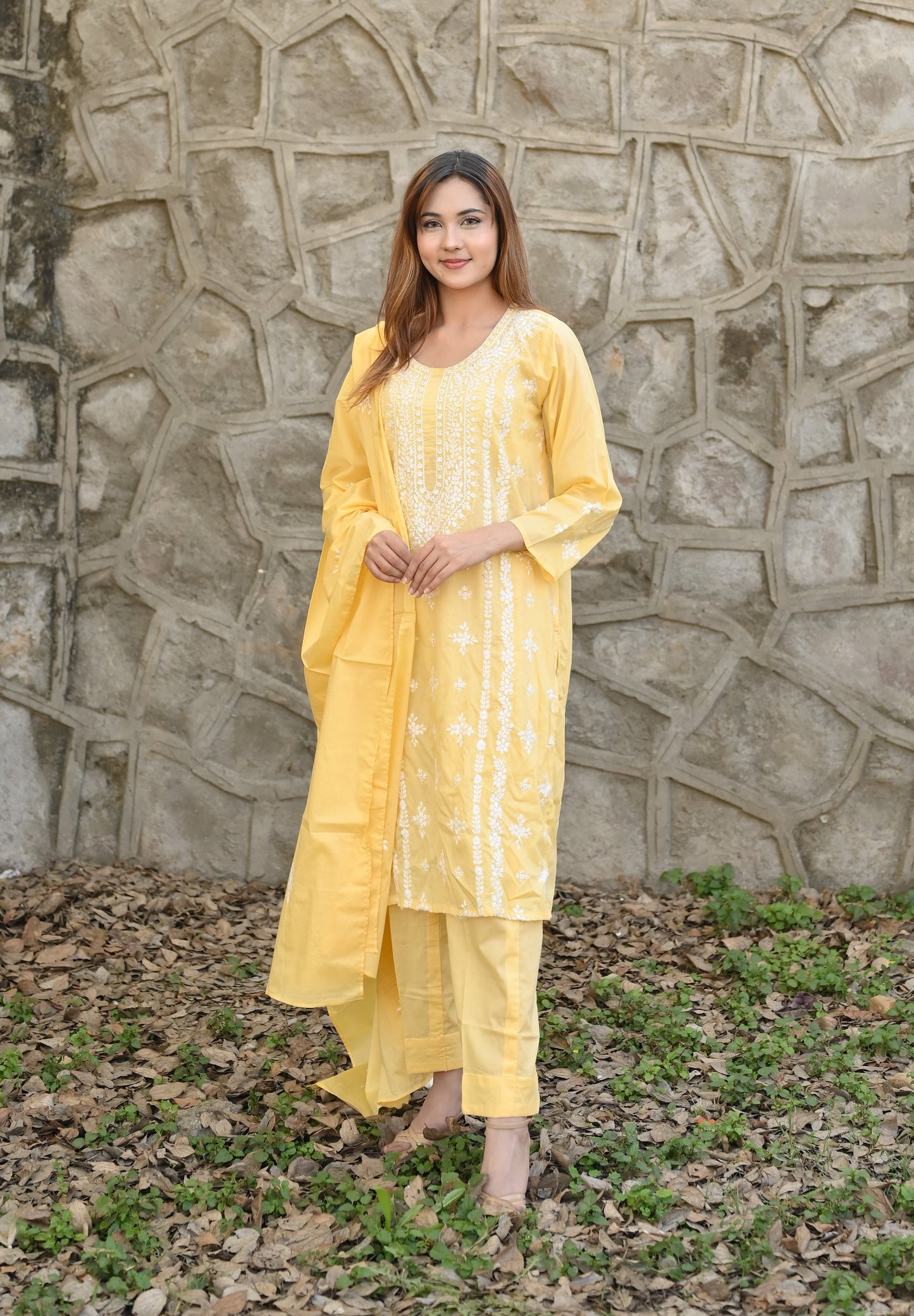 BASANT - 3 PC Hand Embroidered Lawn Suite
