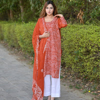 MEHR - 2 PC Hand Embroidered Chiffon Set