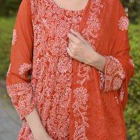 MEHR - 2 PC Hand Embroidered Chiffon Set