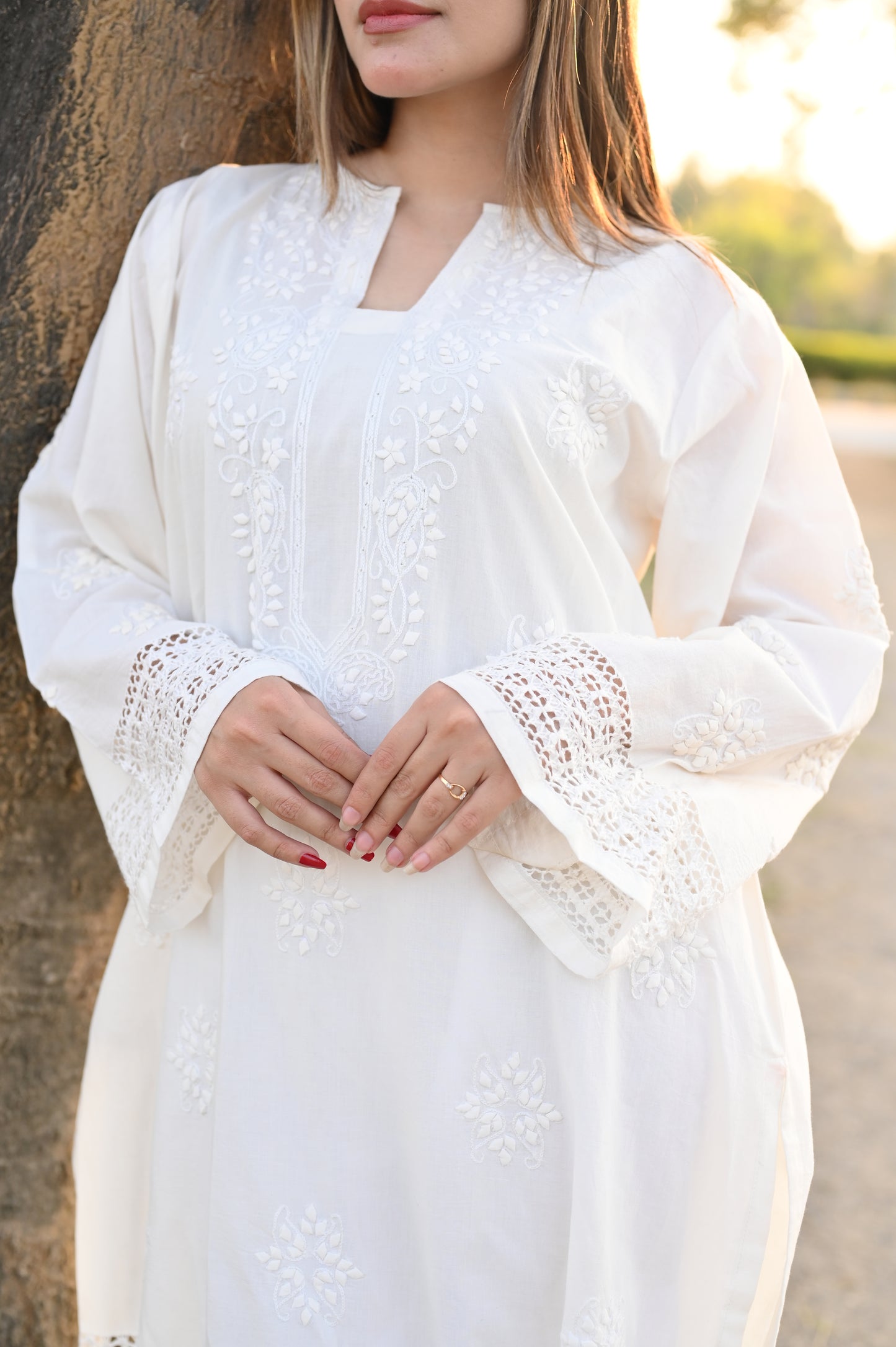 NOOR - Applique + Taarkashi Premium Lawn Shirt