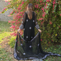 FALAK - 2 PC Hand Embroidered Chiffon Set
