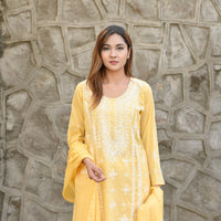 BASANT - 3 PC Hand Embroidered Lawn Suite