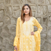 BASANT - 3 PC Hand Embroidered Lawn Suite