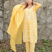BASANT - 3 PC Hand Embroidered Lawn Suite